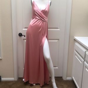 Jill Stuart Sexy Long Dress Pink Size 10 NWT